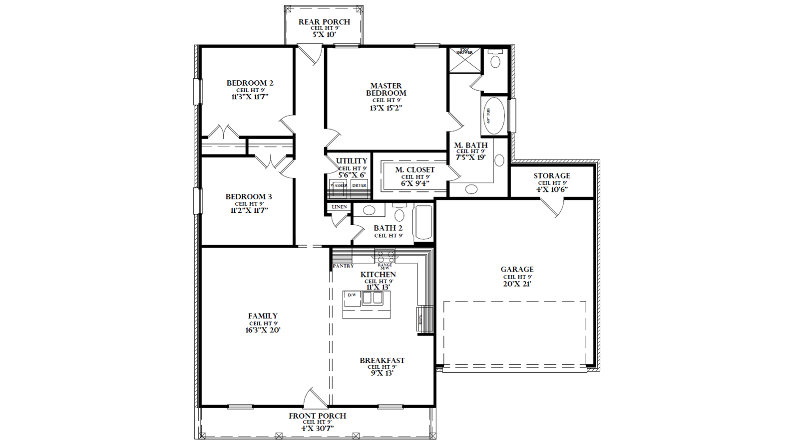 The Acadia Floor Plan