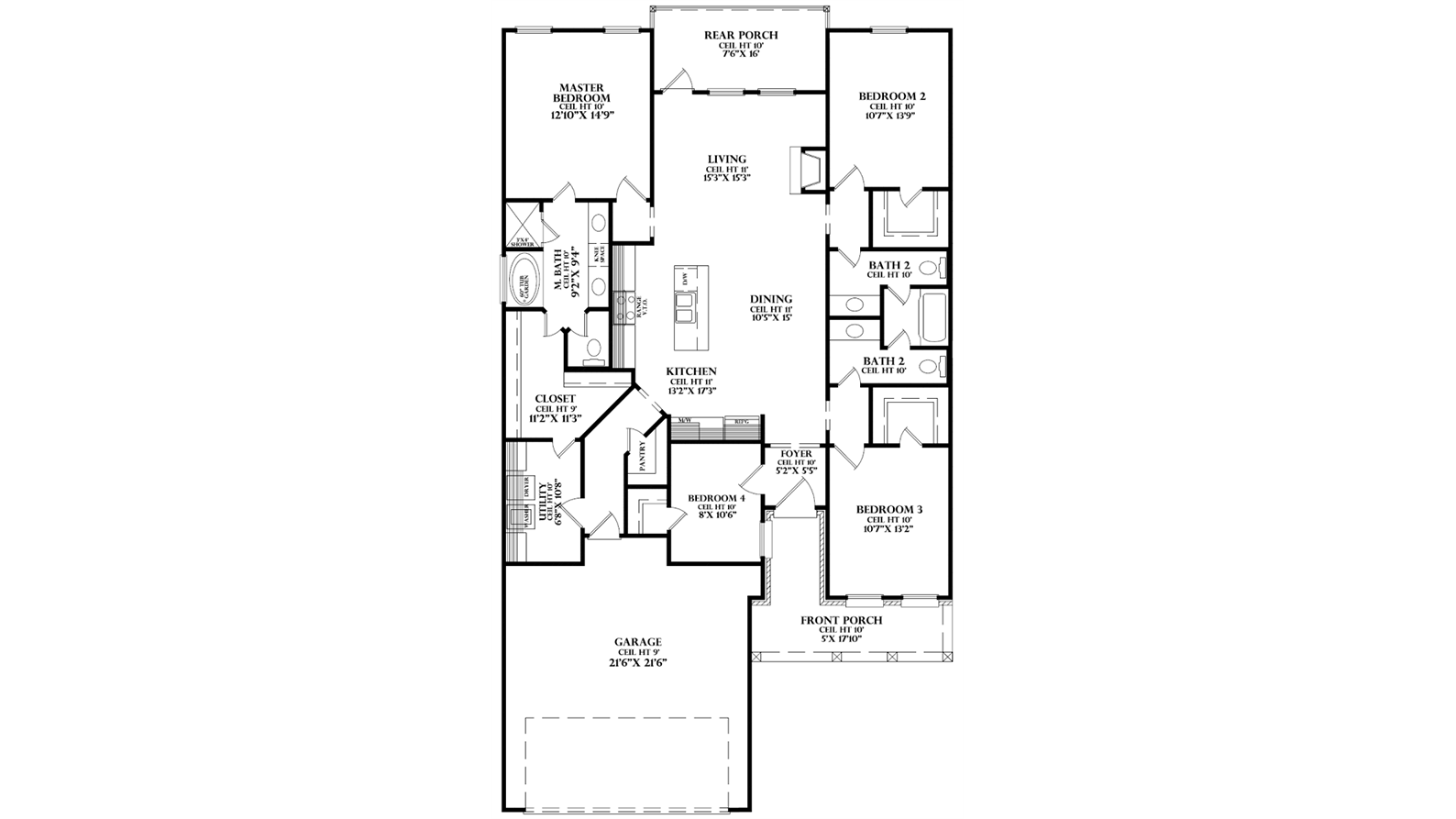 The Cottage Floor Plan